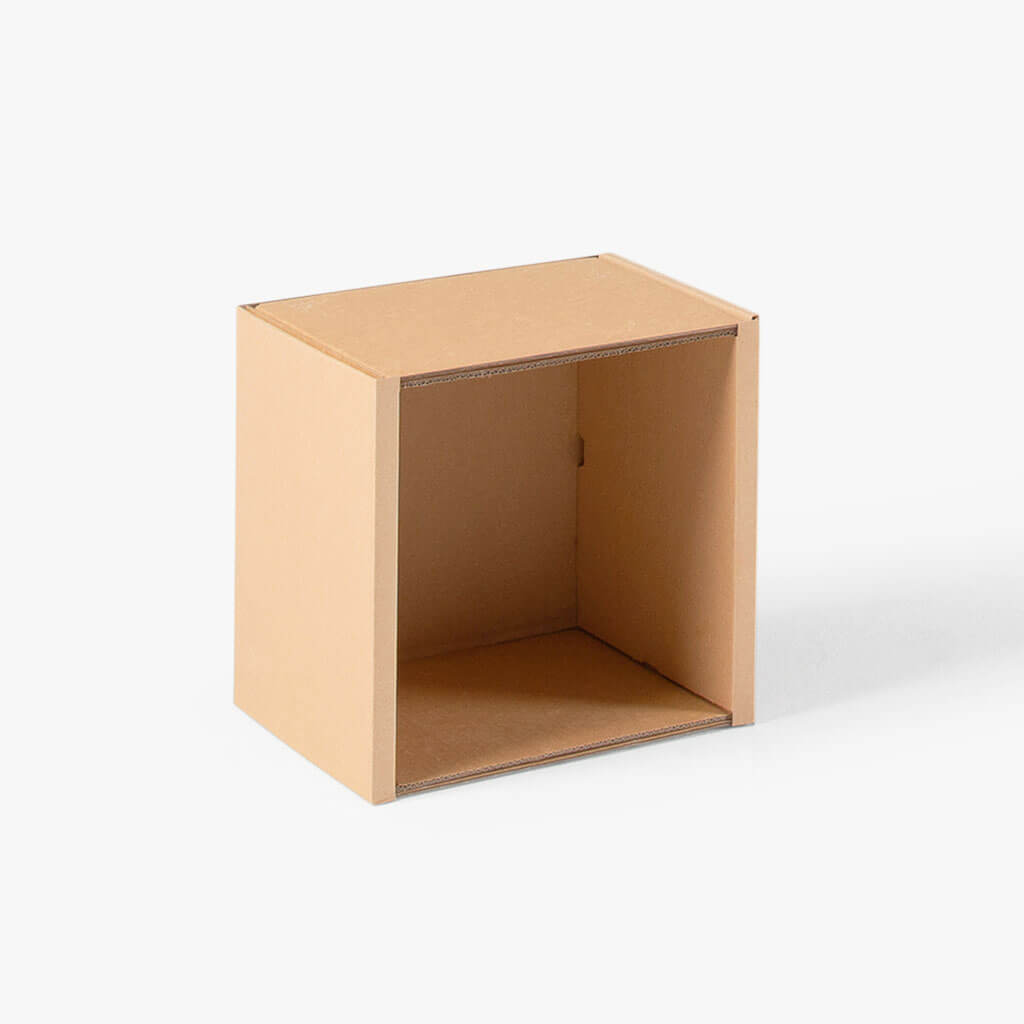 ROOM IN A BOX  Sustainable Cardboard Shelf 2x1